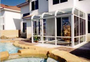 Curved Roof Sunroom